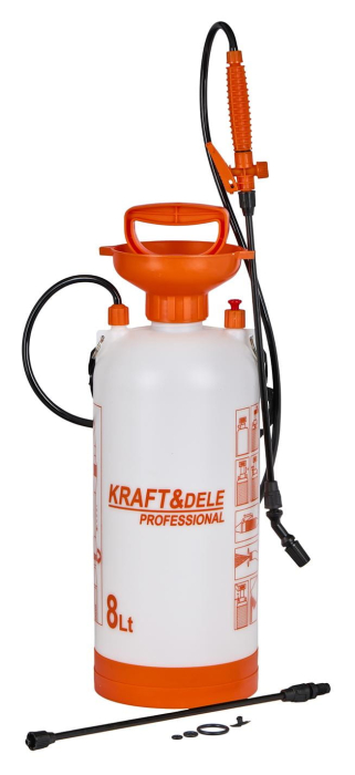 Pulverizator sub presiune 8l durabil cu curea de umar + 2 tije (KD2034) [5]