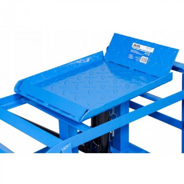 Rampa auto metalica cu ridicare hidraulica 2 Tone 2000kg 270-375mm (ALRN2478) [4]