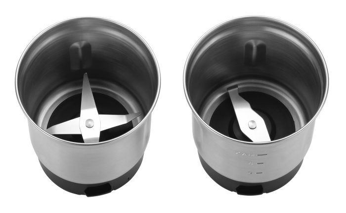 Rasnita de cafea electrica 75 g 300 W cu 2 recipiente din inox (KD4347) [11]