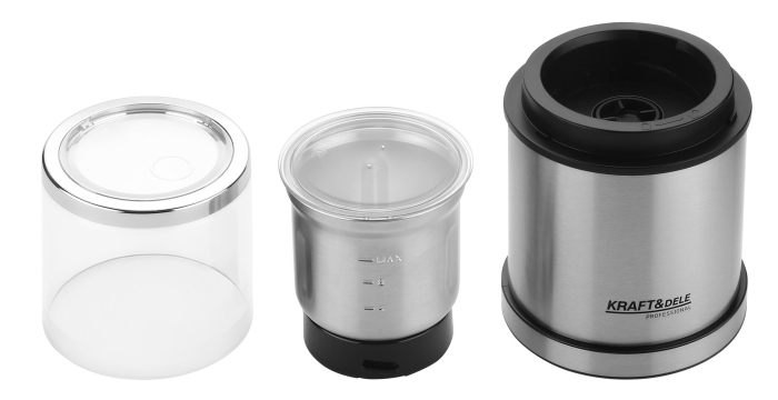 Rasnita de cafea electrica 75 g 300 W cu 2 recipiente din inox (KD4347) [8]