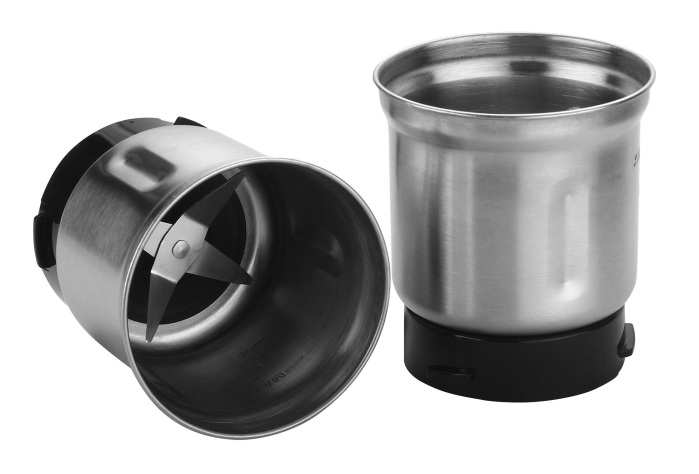 Rasnita de cafea electrica 75 g 300 W cu 2 recipiente din inox (KD4347) [12]