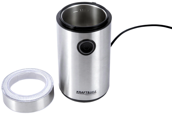 Rasnita electrica de cafea condimente seminte 250W 50g gri argint (KD4144) [5]