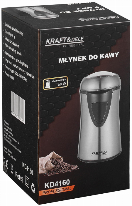 Rasnita electrica pentru cafea, 60 g, 300 W, (KD4160) [14]