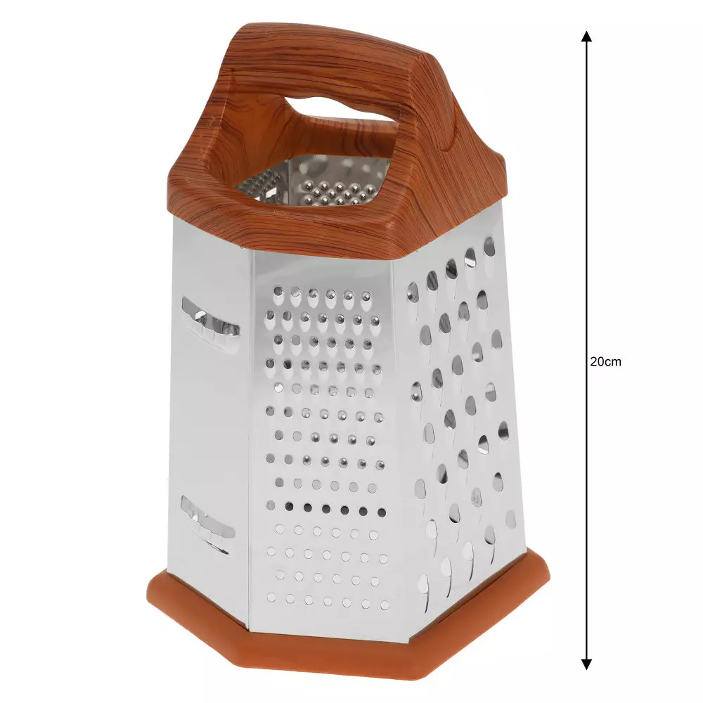 Razatoare cu 6 laturi din otel inoxidabil 13x11x20 cm (KH-4081) [2]