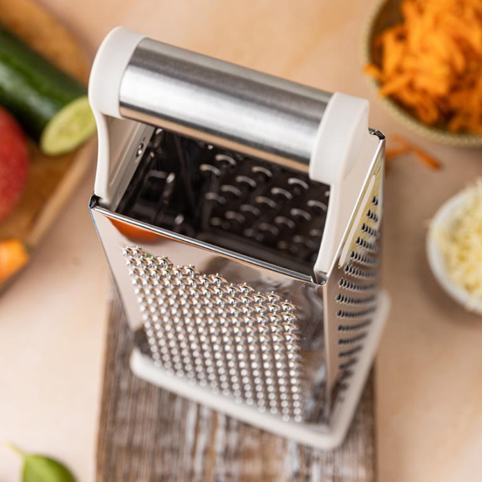 Razatoare din otel inoxidabil cu 4 suprafete si maner (KH-1989) [6]