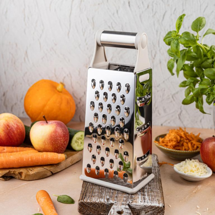 Razatoare din otel inoxidabil cu 4 suprafete si maner (KH-1989) [8]