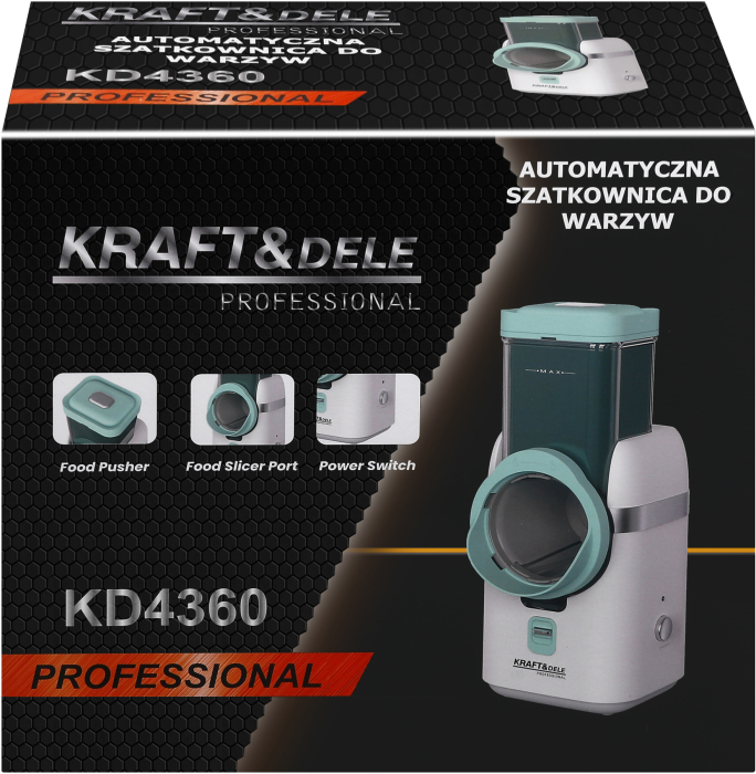 Razatoare electrica multifunctionala 250W pentru legume, fructe si branzeturi (KD4360) [14]