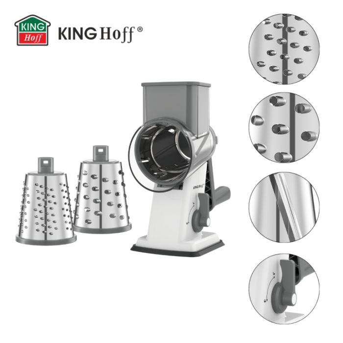 Razatoare manuala rotativa 3 in 1 din otel inoxidabil (KH-1959) [4]