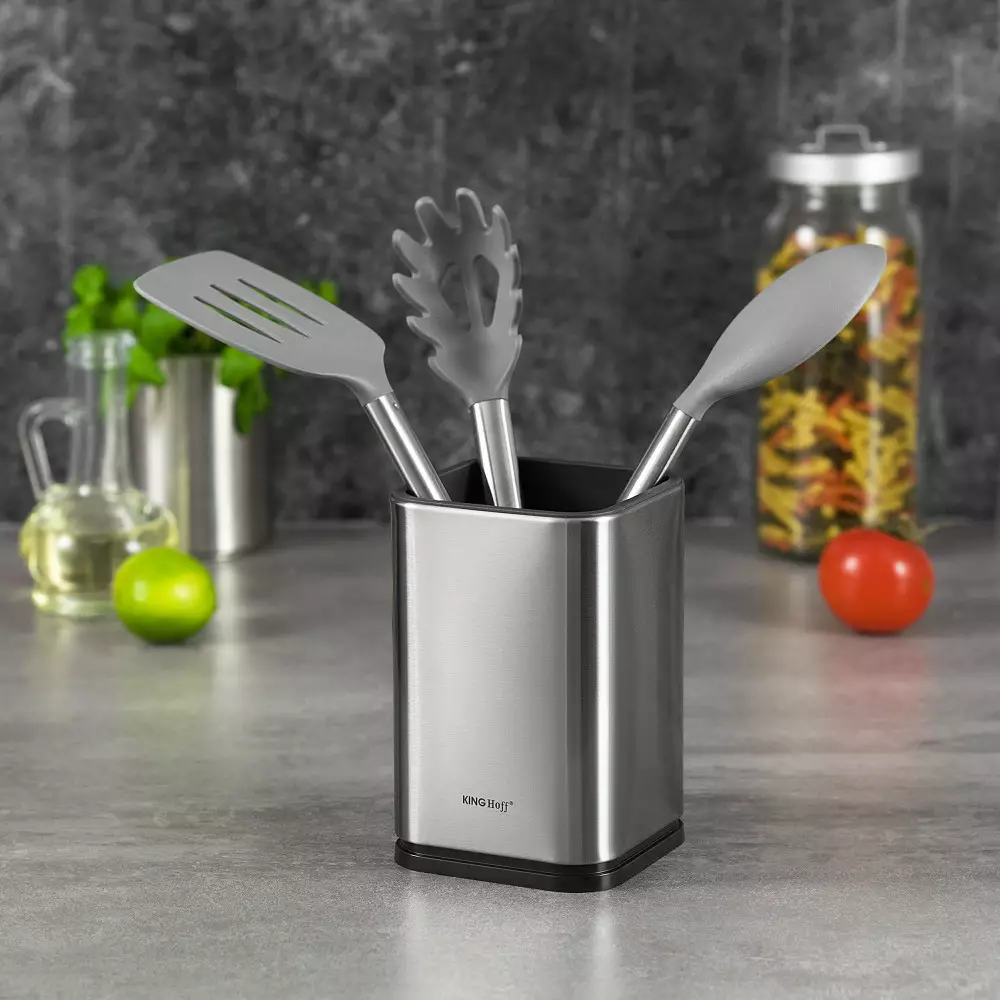 Recipient pentru ustensile bucatarie, otel inoxidabil (KH-1653) [3]