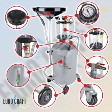Recuperator de ulei 80l cu recipient de control si set de sonde (E80L) [3]