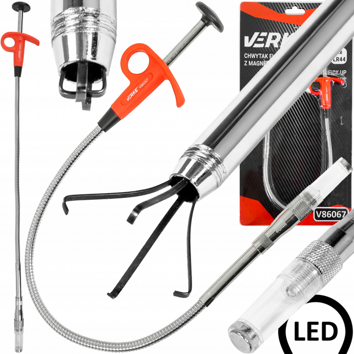 Recuperator extractor cu magnet LED gheare prelungitor 58cm (V86067) [7]
