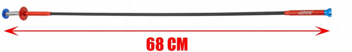 Recuperator extractor cu magnet LED gheare prelungitor 68cm 2kg (V86064) [4]