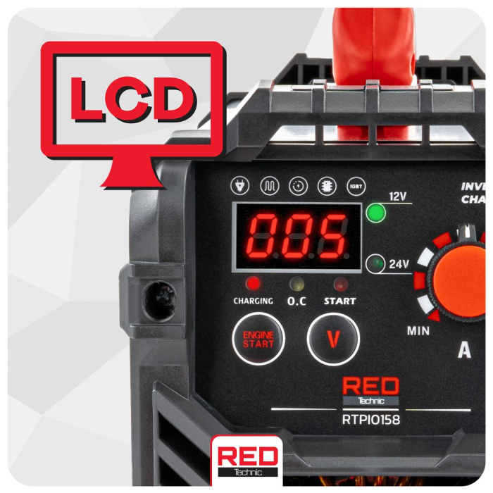 Redresor auto 12V 24V 40A cu functie pornire 400A si tehnologie IGBT (RTPI0168) [15]