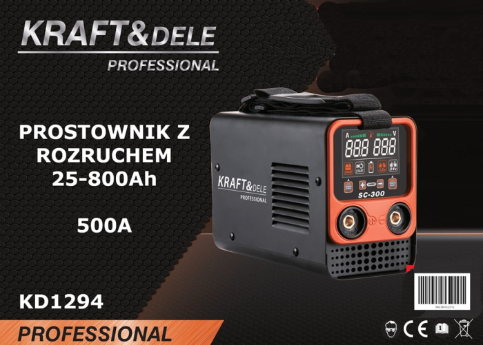 Redresor auto cu functie pornire si incarcare automata baterii cu protectie (KD1294) [2]