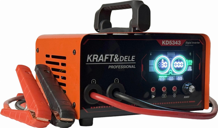 Redresor baterie auto cu functie pornire 12V 24V 30A 200A pentru acumulatori 50-400Ah (KD5343) [18]