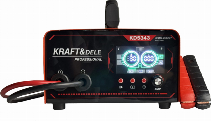 Redresor baterie auto cu functie pornire 12V 24V 30A 200A pentru acumulatori 50-400Ah (KD5343) [17]