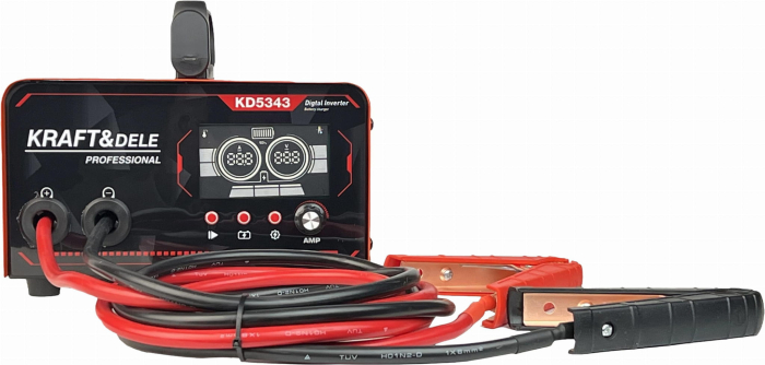 Redresor baterie auto cu functie pornire 12V 24V 30A 200A pentru acumulatori 50-400Ah (KD5343) [3]