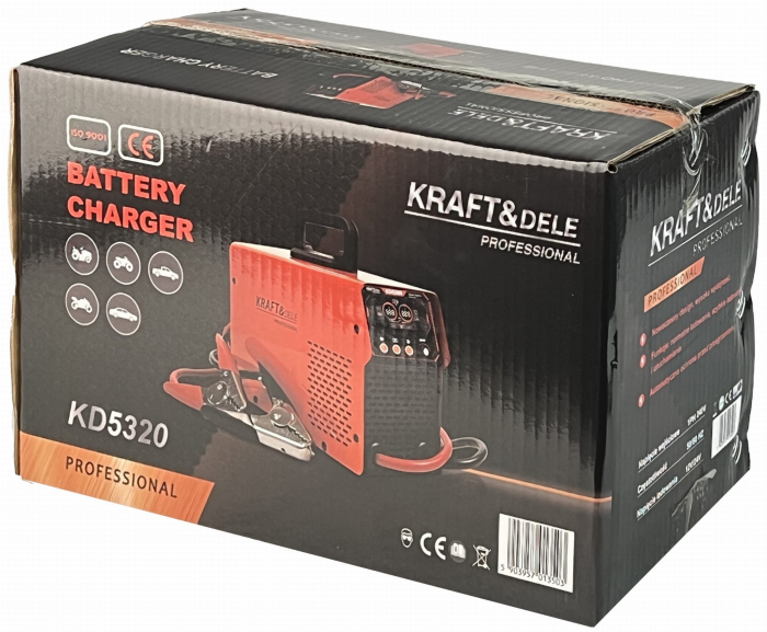 Redresor baterie auto cu functie pornire 12V 24V 55A 500A pentru acumulatori 50-800Ah (KD5320) [25]