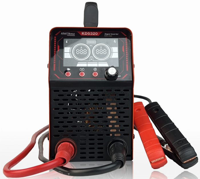 Redresor baterie auto cu functie pornire 12V 24V 55A 500A pentru acumulatori 50-800Ah (KD5320) [9]