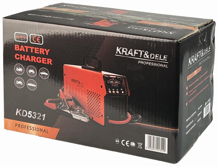 Redresor baterie auto cu functie pornire 12V 24V 80A 600A pentru acumulatori 50-800Ah (KD5321) [19]