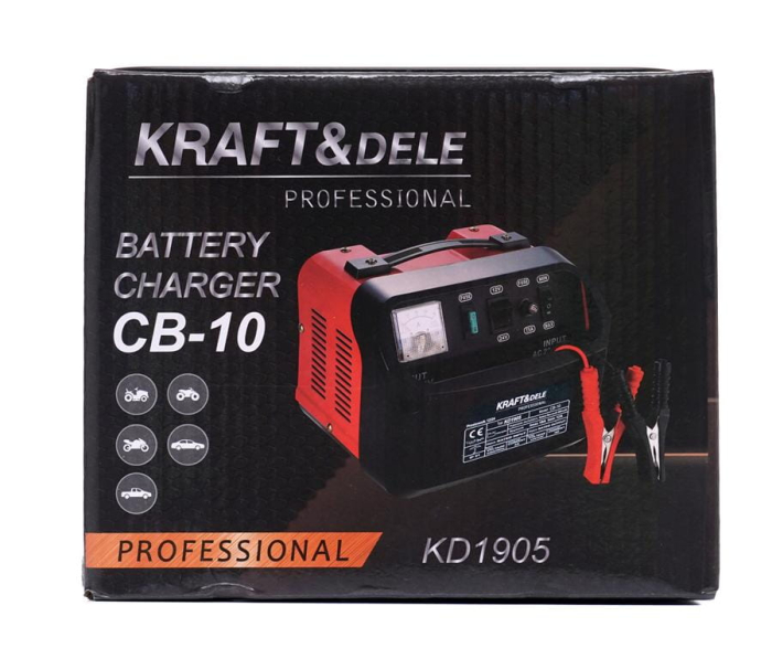 Redresor, incarcator baterie 12V 24V 10A 60Ah auto, tractor, tir, camion (KD1905) [14]