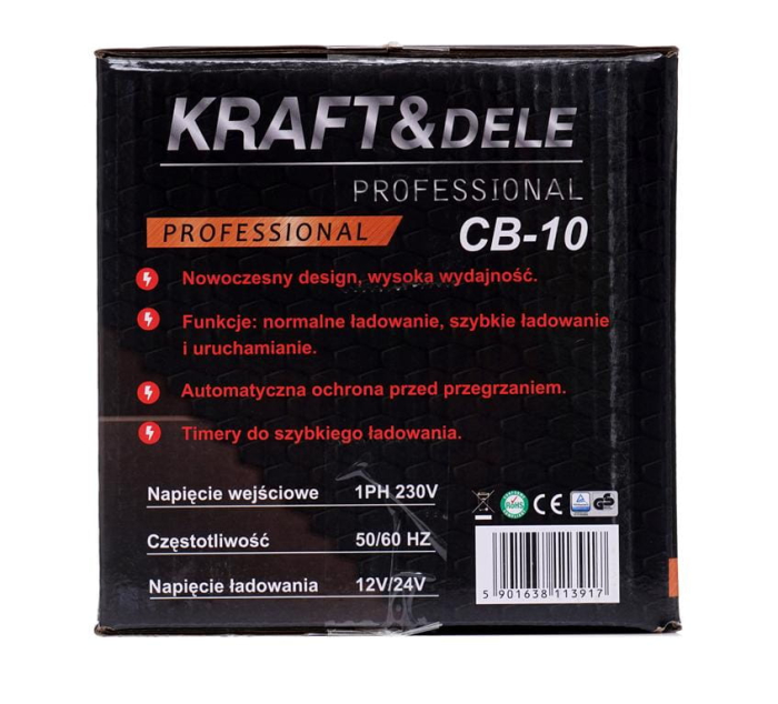 Redresor, incarcator baterie 12V 24V 10A 60Ah auto, tractor, tir, camion (KD1905) [15]