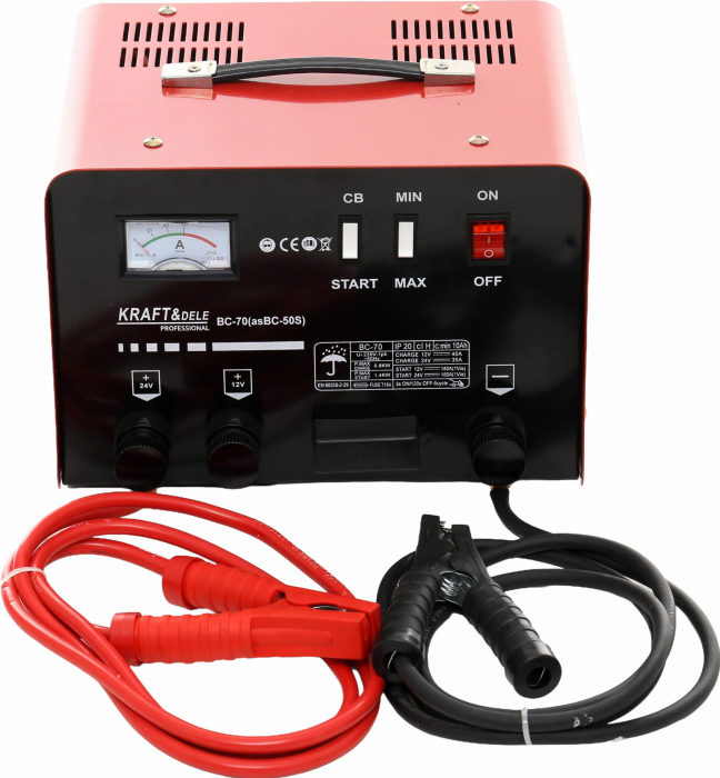 Redresor, incarcator baterie 12V 24V 180A 20-500Ah auto, tractor, tir, camion (KD1914) [2]