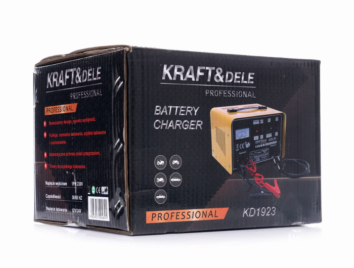 Redresor, incarcator baterie 12V 24V 30A 250Ah auto, tractor, tir, camion (KD1923) [8]