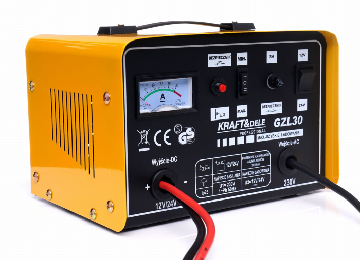 Redresor, incarcator baterie 12V 24V 30A 250Ah auto, tractor, tir, camion (KD1923) [6]