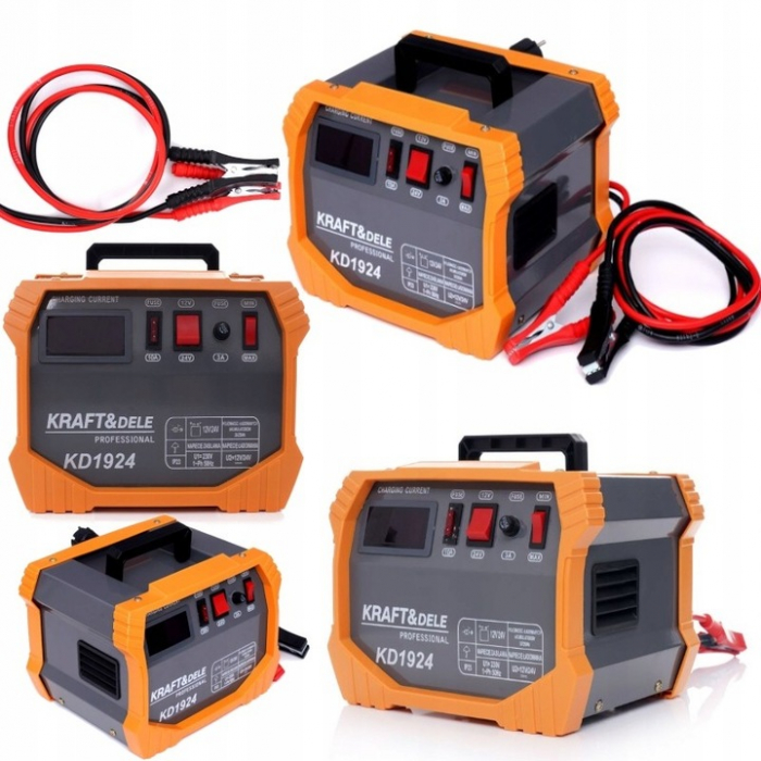 Redresor, incarcator baterie 12V 24V 30A 250Ah auto, tractor, tir, camion (KD1924) [1]