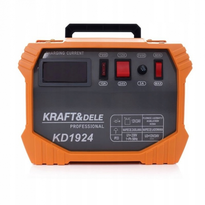 Redresor, incarcator baterie 12V 24V 30A 250Ah auto, tractor, tir, camion (KD1924) [2]