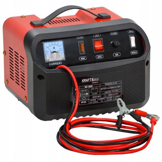 Redresor, incarcator baterie 12V 24V 50A 320Ah auto, tractor, tir, camion (KD1910) [3]