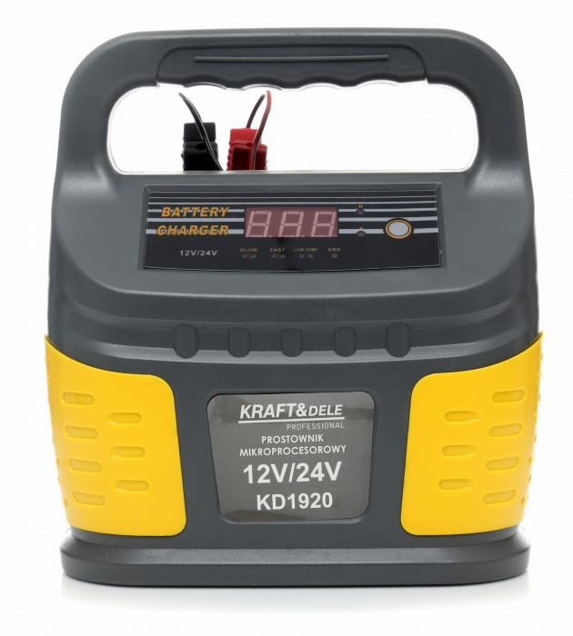 Redresor, incarcator baterie 12V 24V 8A 200Ah auto, tractor, tir, camion (KD1920) [11]