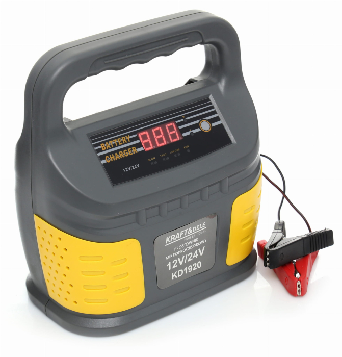 Redresor, incarcator baterie 12V 24V 8A 200Ah auto, tractor, tir, camion (KD1920) [4]
