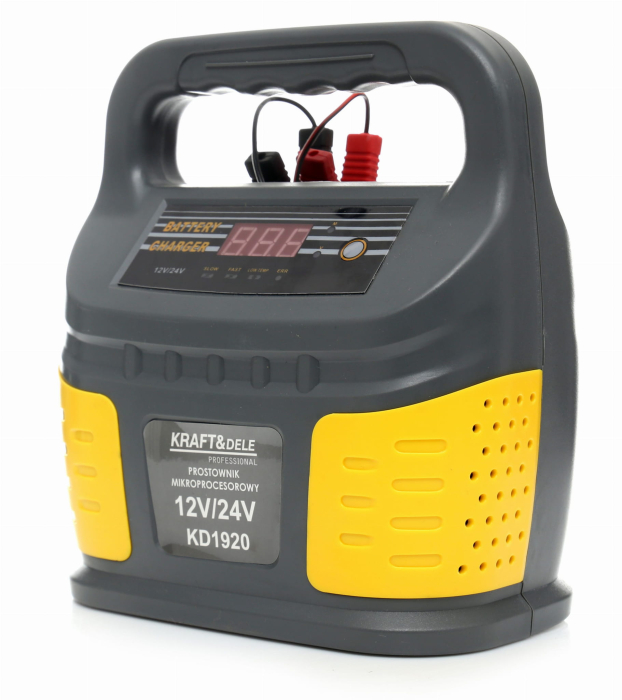 Redresor, incarcator baterie 12V 24V 8A 200Ah auto, tractor, tir, camion (KD1920) [12]