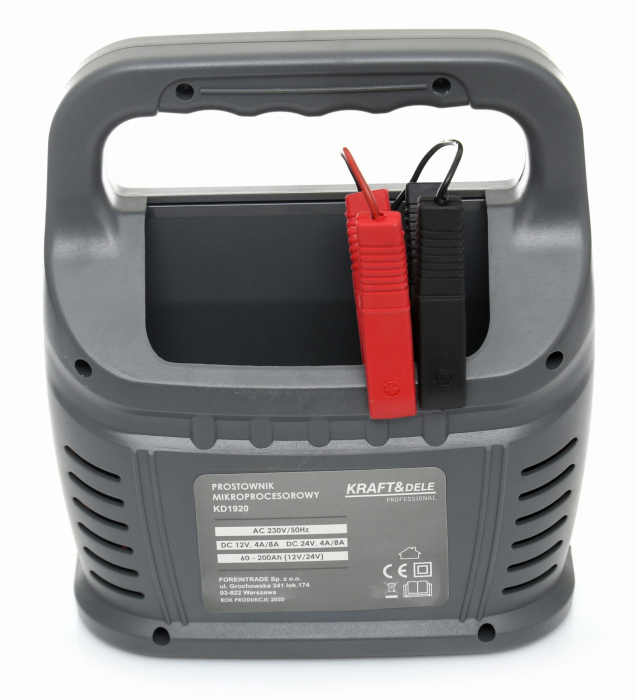 Redresor, incarcator baterie 12V 24V 8A 200Ah auto, tractor, tir, camion (KD1920) [6]