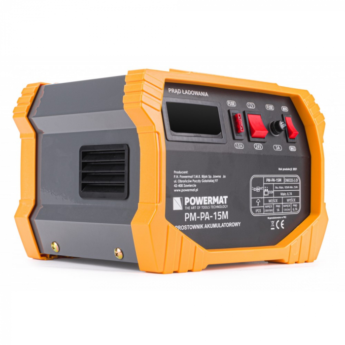 Redresor, incarcator baterie 12V 24V 9A 25-105Ah auto, tractor, tir, camion (PM1100) [7]