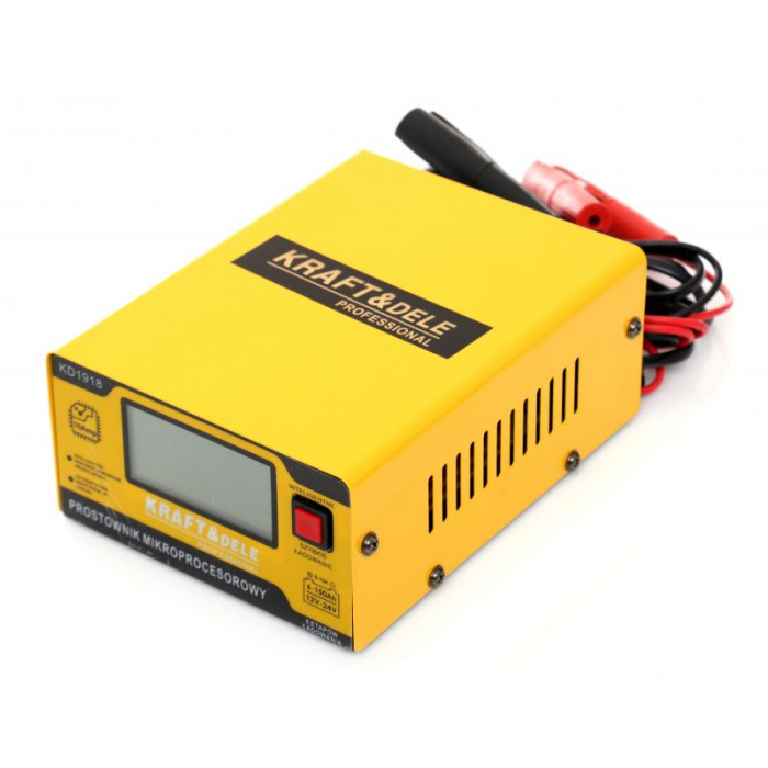 Redresor, incarcator baterie cu microprocesor 12V 24V 10A 6-150Ah (KD1918) [5]