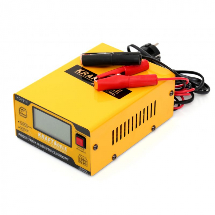 Redresor, incarcator baterie cu microprocesor 12V 24V 10A 6-150Ah (KD1918) [8]