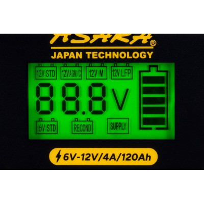 Redresor microprocesor pentru baterii 1,2-120ah 6v/12v (AS3095) [17]