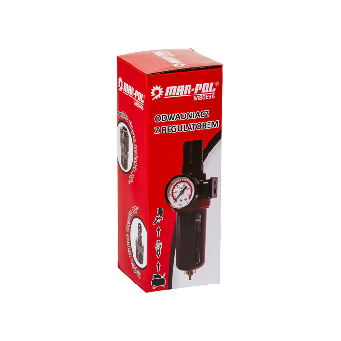 Regulator presiune aer cu filtru separator apa 1/2 debit 1750 l min (M80696) [14]