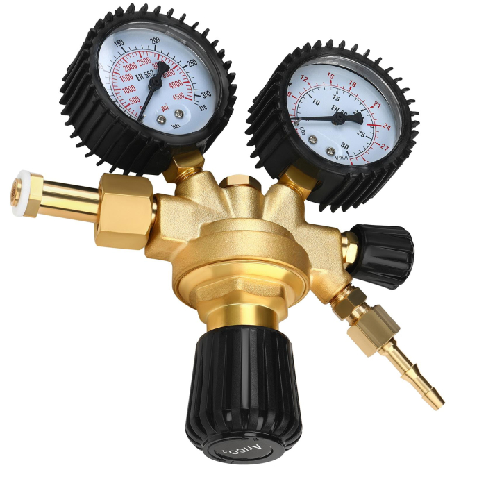 Regulator reductor presiune CO2 Argon 2 manometre 315bar 32L min (KD1822) [9]