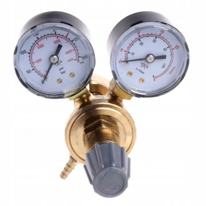 Regulator reductor presiune CO2 Argon 2 manometre (KD1824) [6]