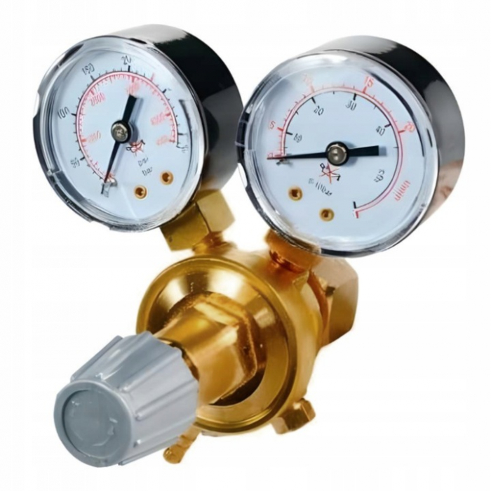 Regulator reductor presiune CO2 Argon 2 manometre (KD1824) [2]