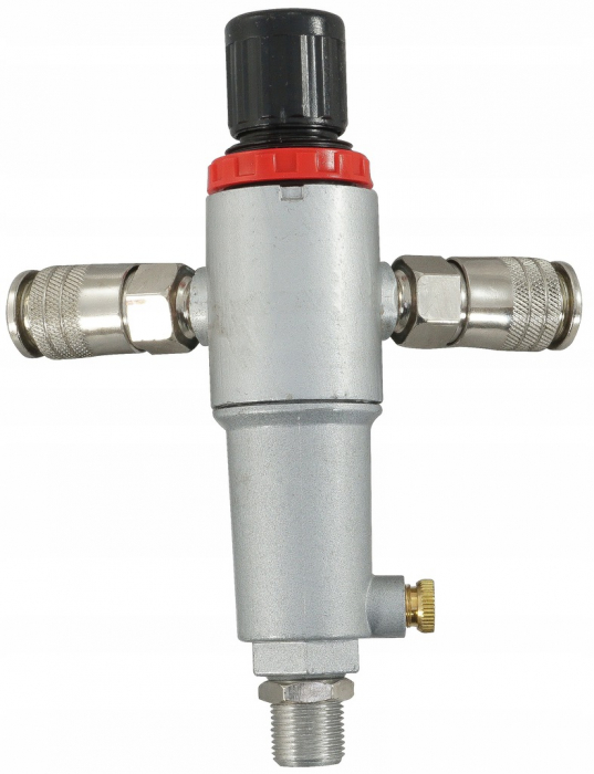 Regulator reductor presiune compresor cuple rapide manometru (V81220) [3]