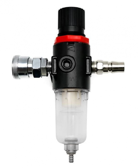 Regulator reductor presiune cu filtru de apa dezumidificator aer comprimat cu adaptoare (KD1495) [4]
