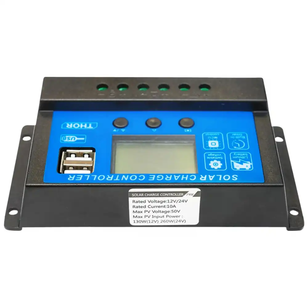 Regulator tensiune pentru panou solar 10A 12V24V 2X port USB DISDM56 (87TH472) [6]
