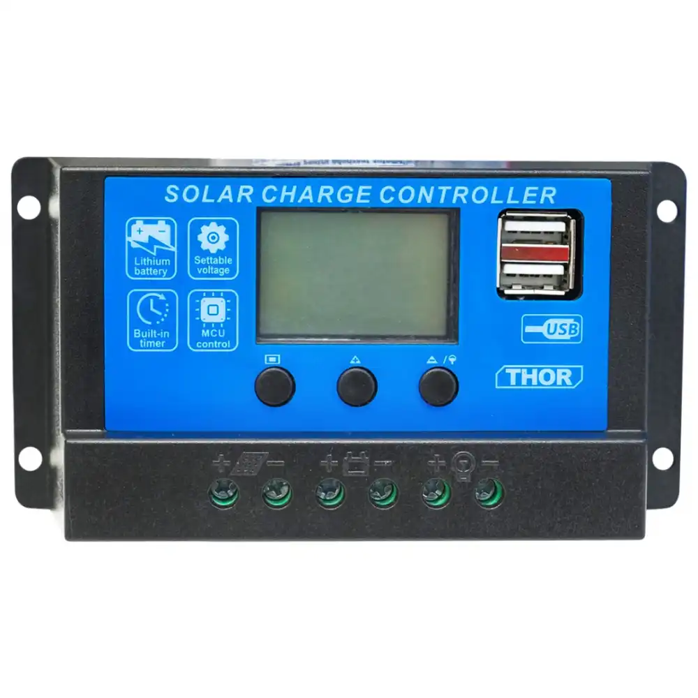 Regulator tensiune pentru panou solar 10A 12V24V 2X port USB DISDM56 (87TH472) [4]