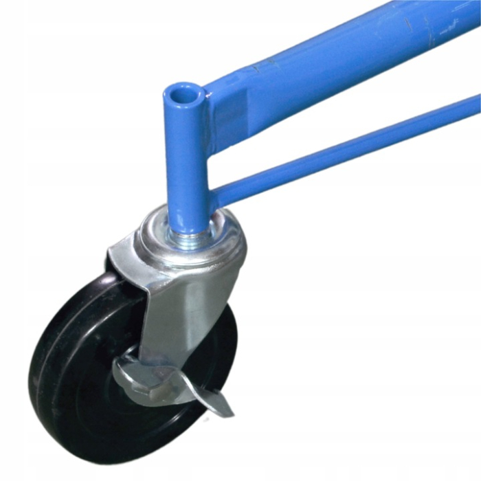 Ridicator macara placi gips carton 3.5m pliabil, max 68kg, suport reglabil, roti cu frana (14361) [2]