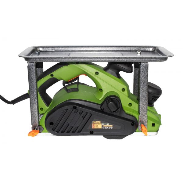 Rindea electrica 2150W cu masa suport stand aparat masina rindeluit de mana 7862 (PE2150) [4]